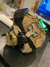 Mulitcam-casco antibalas de corte alto para hombre, gorra con cuerda elástica para militar táctico