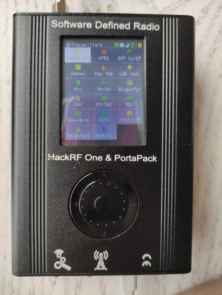 Новая версия 2019 портативный телефон с HACKRF ONE ppm TCXO часы металлический чехол SDR