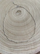 Gargantilla de Plata de Ley 925 para mujer, cadena de oro con colgante de cuentas, collar de cadena al por mayor de color dorado, rosa y plateado