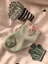 Bebé Calcetines de algodón calcetines para niños y niñas recién nacidos calcetines de dibujos animados decoración sutura deshuesada niños infantil calcetines ropa de bebé