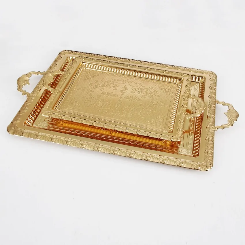 wonderful dowry wedding mothers day birthday gift awesome decor Lace Patterned Rectangle Tray Set of 2 - Gold
wonderful dowry wedding mothers day birthday gift awesome decor Lace Patterned Rectangle Tray Set of 2 - Gold