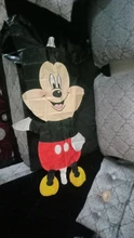 Suministros de fiesta con imagen de Mickey Mouse para niños, decoración de fiesta de cumpleaños, globo colgante, suministros de hombro para bebé, nacimiento