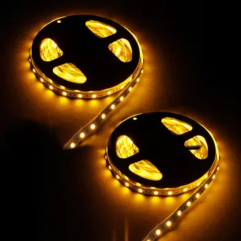 

LE LED strip, string lights, 12V 5m 60 LED SMD 5050, 72W, 648LM, 3000K non-waterproof yellow light {2 rolls}