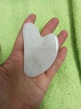 Rosa Natural Jade rodillo de la cara de masaje Gua Sha Placa de piedra de cristal de Jade masajeador de cuerpo Facial ojo rascar acupuntura Estiramiento Facial