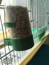 Alimentador de aves, bebedero para mascotas, Clip para equipo agrícola, tamaño: M, 4 unids/lote