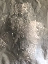 Kits de bandas de goma transparente para manualidades, accesorios de abalorios para pulseras, 10 bolsas, 200 Uds.