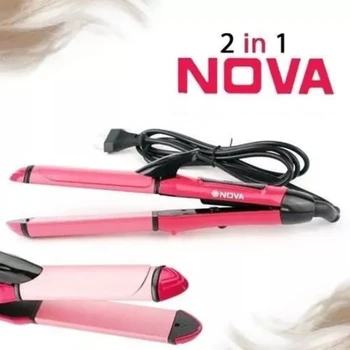 NOVA® PLANCHA-RIZADOR DE PELO NOVA 2 EN 1, NHC-2009
NOVA® PLANCHA-RIZADOR DE PELO NOVA 2 EN 1, NHC-2009