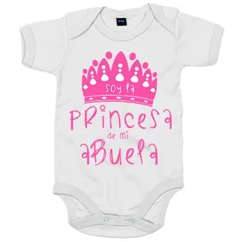 Baby bodysuit I Am the Princess of my grandmother
Baby bodysuit I Am the Princess of my grandmother