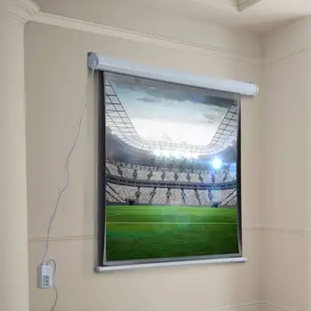Screen Projector Screen Electric Projection Motorized 100 "4:3 with Remote Home theater Pre
Screen Projector Screen Electric Projection Motorized 100 "4:3 with Remote Home theater Pre