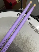 Baquetas de madera de arce de colores, 1 par, 5A, Banda Musical, 4 colores opcionales