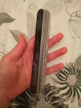 10 unids/lote negro de madera lijado archivos esmalte de uñas pulido bloques de 240/320 granos de uñas de tiras de doble cara para manicura