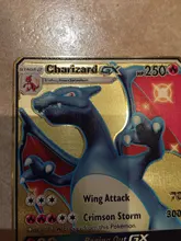 2021 Anime nuevo Pokemon tarjeta DIY Charmander Blastoise Serie de Oro tarjeta de regalo de colección niños tarjetas de juego de colección
