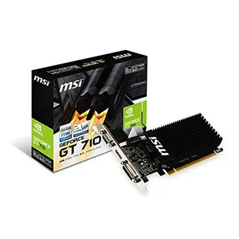 Graphics card MSI VGA NVIDIA GT 710 2 GB DDR3
Graphics card MSI VGA NVIDIA GT 710 2 GB DDR3