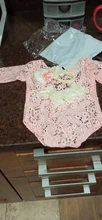 Accesorios de fotografía recién nacido traje de bebé encaje bebé chica mono mameluco de la fotografía del traje ropa 2 unids/set