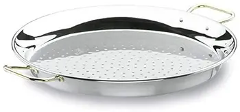 Lacor-60150-Valencian paella pan 50cm 14 rations Inox
Lacor-60150-Valencian paella pan 50cm 14 rations Inox
