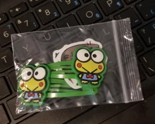 Japón lindo dibujos animados Kerokero Keroppi bebé niña accesorios para el cabello Kawaii Rana horquillas bandas elásticas para el cabello Clip para el regalo de los niños