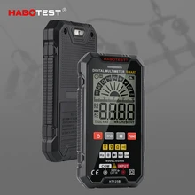 HABOTEST Smart Multimeter Digital AC DC 600V Voltage Meter TRMS Ohm Hz Capacitor Tester Mulitmetro Voltmeter Electrical Tools HABOTEST Smart Multimeter Digital AC DC 600V Voltage Meter TRMS Ohm Hz Capacitor Tester Mulitmetro Voltmeter Electrical Tools