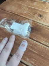 4pcs Guitar Fingertip Protector Fingerstall Silicone Guitar String Finger Guard Protection