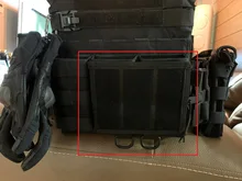 Bolsa de caza al aire libre, gancho y bucle, deportes tácticos, militar, Molle, nailon, soporte para Walkie Talkie, bolsa para revistas, gancho y bucle