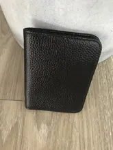 Tarjetero de cuero para hombre y mujer, billetera plegable para tarjetas de identificación y de crédito, cubierta de viaje para pasaporte de negocios Vintage