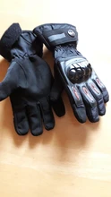 Guantes de motocicleta para carreras, impermeables, a prueba de viento, de cuero cálida, para ciclismo, frío, para invierno, envío gratis