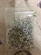 Cuentas de pétalos de flores chapadas en plata para fabricación de joyería, gorros, suministros de joyería, tapas de cuentas huecas, colgantes para joyería, 6mm, 100/200 Uds.