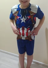 Conjunto de pijama de algodón para niño, ropa de dormir con cuello redondo y dibujos animados, de manga corta