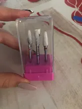Juego de fresas combinado para manicura, Kit de brocas de taladro de cerámica para uñas herramientas de pulido de Gel de eliminación eléctrica