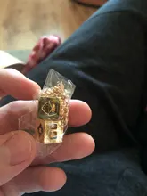 Pulsera de Color dorado antiguo, accesorio de dados de la suerte, con cadena de eslabones, joyería con espejo de coche, Han Solo, 1,25 cm, nueva