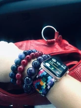 Scrunchie-correa elástica Bohemia para Apple watch, banda de 40mm, 38mm, 44mm y 42mm, pulsera de solo bucle serie iWatch 3, 4, 5, se, 6