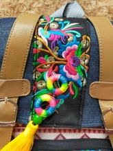 Tribal Vintage Hmong Thai étnica india Boho hippie étnico bolso, mochila bolso SYS-174