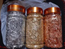 Molde artístico de resina epoxi para decoración, hoja de oro brillante de lujo, rellenos de lámina dorada, materiales dorados, joyas de decoración, herramienta de fabricación