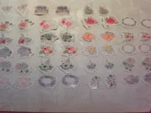 46 unidades por paquete, juego de pegatinas decorativas con flores románticas para plantas, álbum diario, etiqueta, pegatina para álbum de recortes, papelería Diy, pegatinas escolares