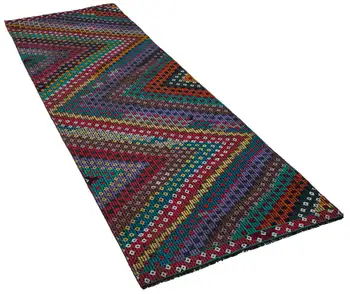 95x270 Cm Multicolor Handmade Oriental Rug Runner Rug-3x9 Ft
95x270 Cm Multicolor Handmade Oriental Rug Runner Rug-3x9 Ft