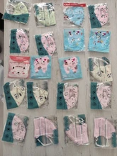 Mascarilla FFP2 KN95 con filtro de 5 capas, máscara respirador con dibujos animados para chico de 3 a 8 a 15 años, 12 colores
