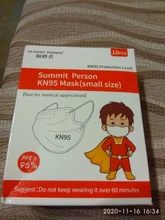 Para 2-9 años España 10 días de entrega de 5 capas KN95 máscara niños chico niño polvo FFP2 Mascarillas cara máscara niños niñas respirador