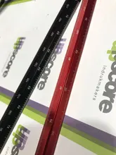 Tutú de aluminio de alta calidad, 15cm, regla de escala triangular de aluminio, Escala de metal de aleación 1:20-1:600, regulador desenho H0003