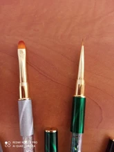 Monja-cepillo de tallado de diamantes de imitación para manicura, delineador de líneas francesas de Gel acrílico UV, herramienta de dibujo