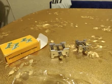 2 unids/set de soporte de Metal para movimiento de reloj, Base fija, multifunción, para relojero, abrazadera de reloj, herramientas de reparación, accesorios