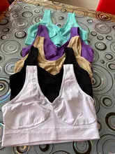 5 unids/lote sin AHH Bra como visto en TV sexy sujetador para yoga o ejercicios tops ropa interior de las mujeres sostén al por mayor dropship