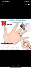 Anillo Invisible de silicona, regulador de tamaño, almohadilla de ajuste, artefacto pequeño, reductor, calibre de anillo, compatible con cualquier anillo, 19 Uds.
