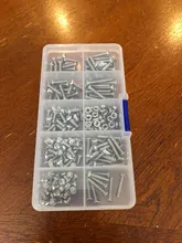 Bolt Head-Cap Assortment-Kit-Set Screw-Nut Button-Socket Metric Hexagon 304-Stainless-Steel