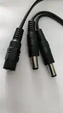 2,1*5,5mm 1 hembra a 2 3 4 5 8 macho DC Cable divisor de alimentación para CCTV accesorios de cámara de seguridad adaptador de fuente de alimentación 12V