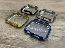 Funda protectora para Apple Watch, Protector de pantalla de 44mm, 40mm, 42mm y 38mm, accesorios para apple watch series 6, 5, 4, 3, 2 SE