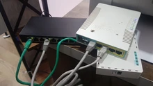 DSLRKIT Gigabit 8 puertos conmutador PoE pasivo inyector Ethernet sin adaptador de corriente