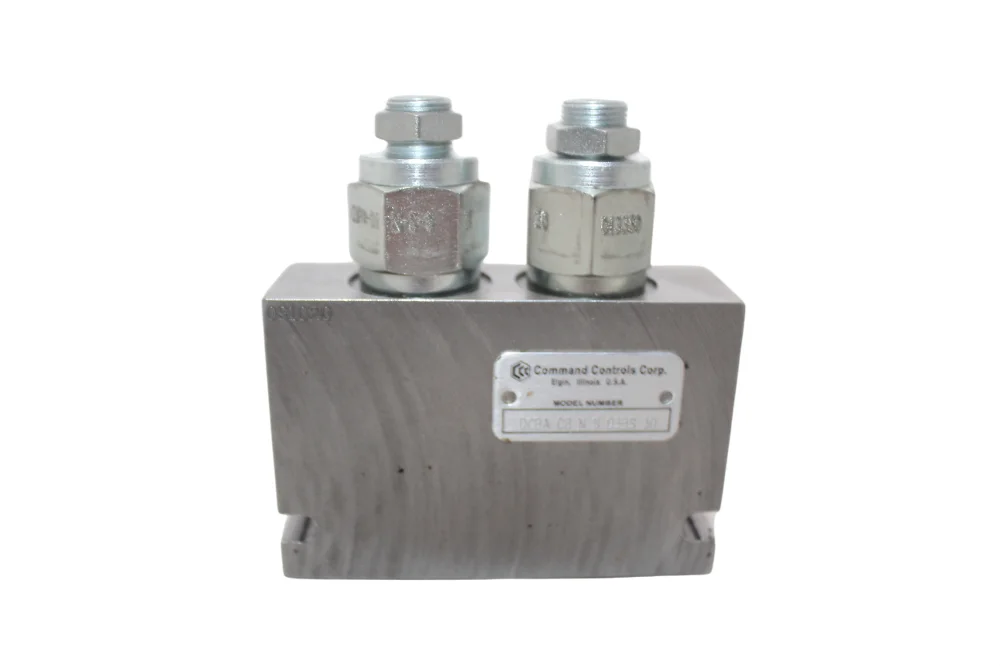 Command Controls Corp./Butcher Hydraulics DCBA 08 N S 03BS 30 Dual Counter balance valve
Command Controls Corp./Butcher Hydraulics DCBA 08 N S 03BS 30 Dual Counter balance valve
