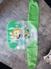 Delantal de manga larga con dibujos animados para bebé, Baberos para comer, ropa para pintar, accesorios infantiles