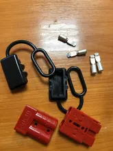 Charge-Plug Connectors Cables Battery Connect-Disconnect-Winch Trailer-Pair Electrical-Power