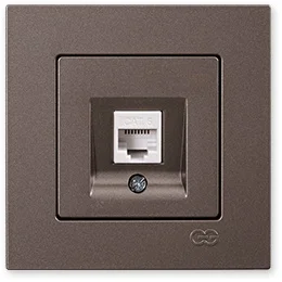 PnpnElectrıc Gns Eqona Metallic Mocha Single Data Socket (RJ45 Cat6)
PnpnElectrıc Gns Eqona Metallic Mocha Single Data Socket (RJ45 Cat6)
