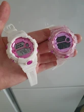 UTHAI-reloj deportivo CE39 para niños y niñas, pulsera electrónica con luz LED